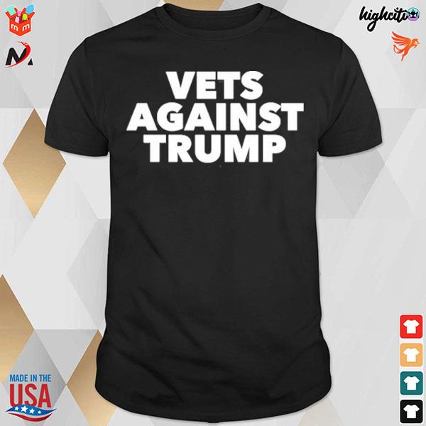 Jacob Thomas vets against Trump T-shirt