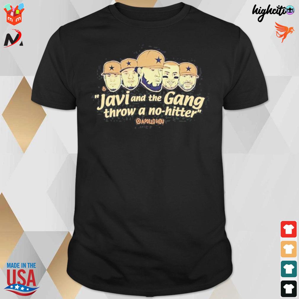 Javi and the gang throw a no hitter Apollo Hou t-shirt