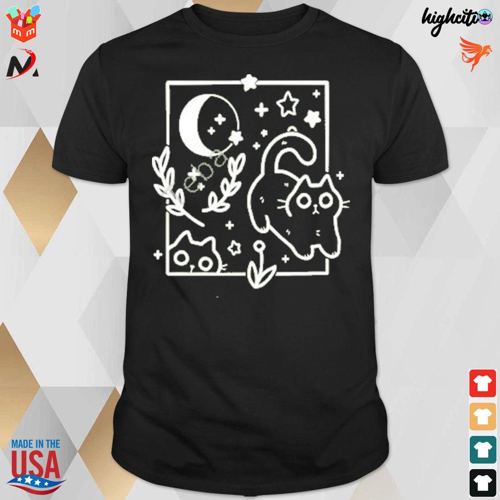Midnight hour cat t-shirt
