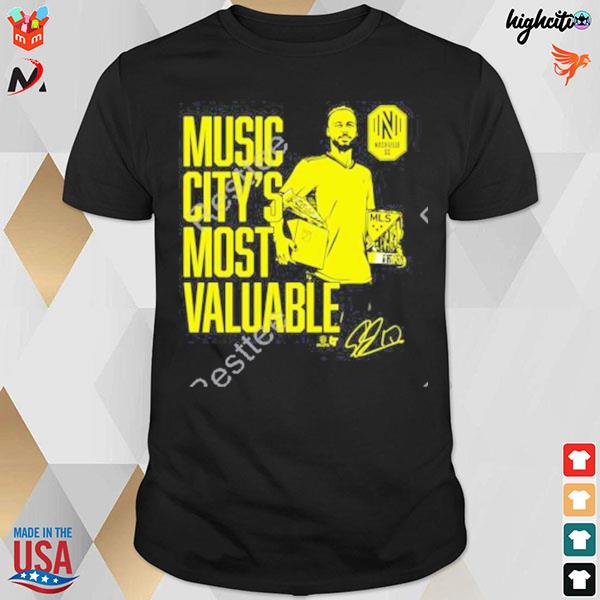 Music city's most valuable Hany Mukhtar signature T-shirt