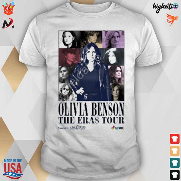 Olivia Benson the eras tour t-shirt
