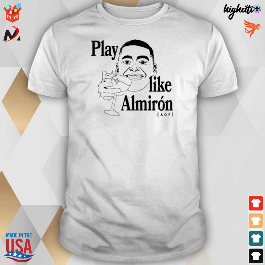 Play like Almirón art of Football t-shirt