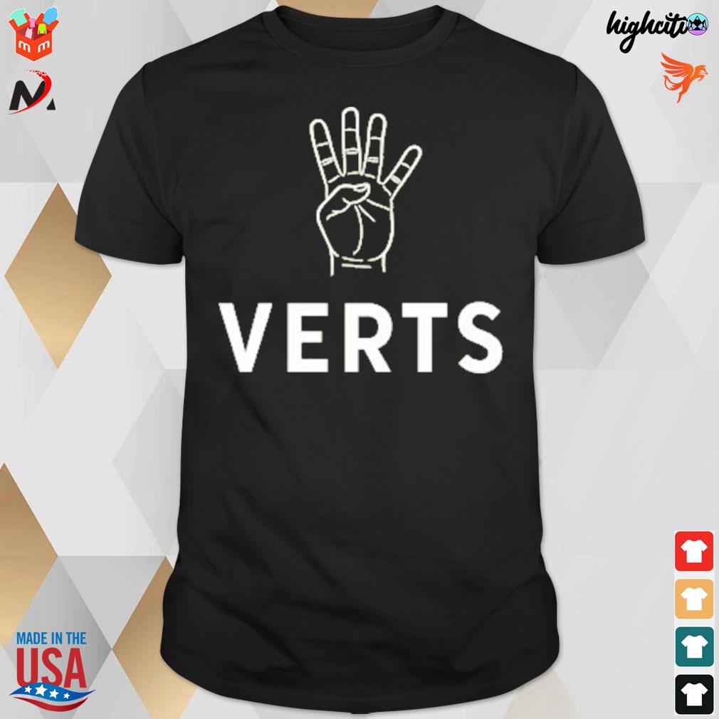 The 4 verts hand t-shirt