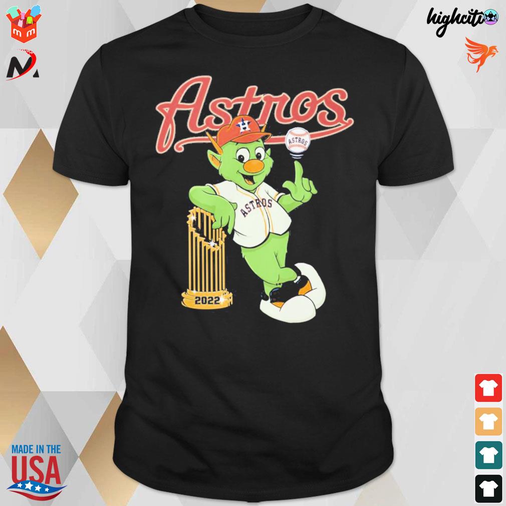 The Houston Astros 2022 mascot Houston Astros logo t-shirt