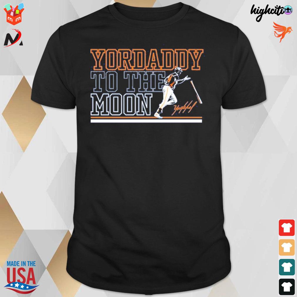 Yordan Alvarez yordaddy to the moon signature t-shirt