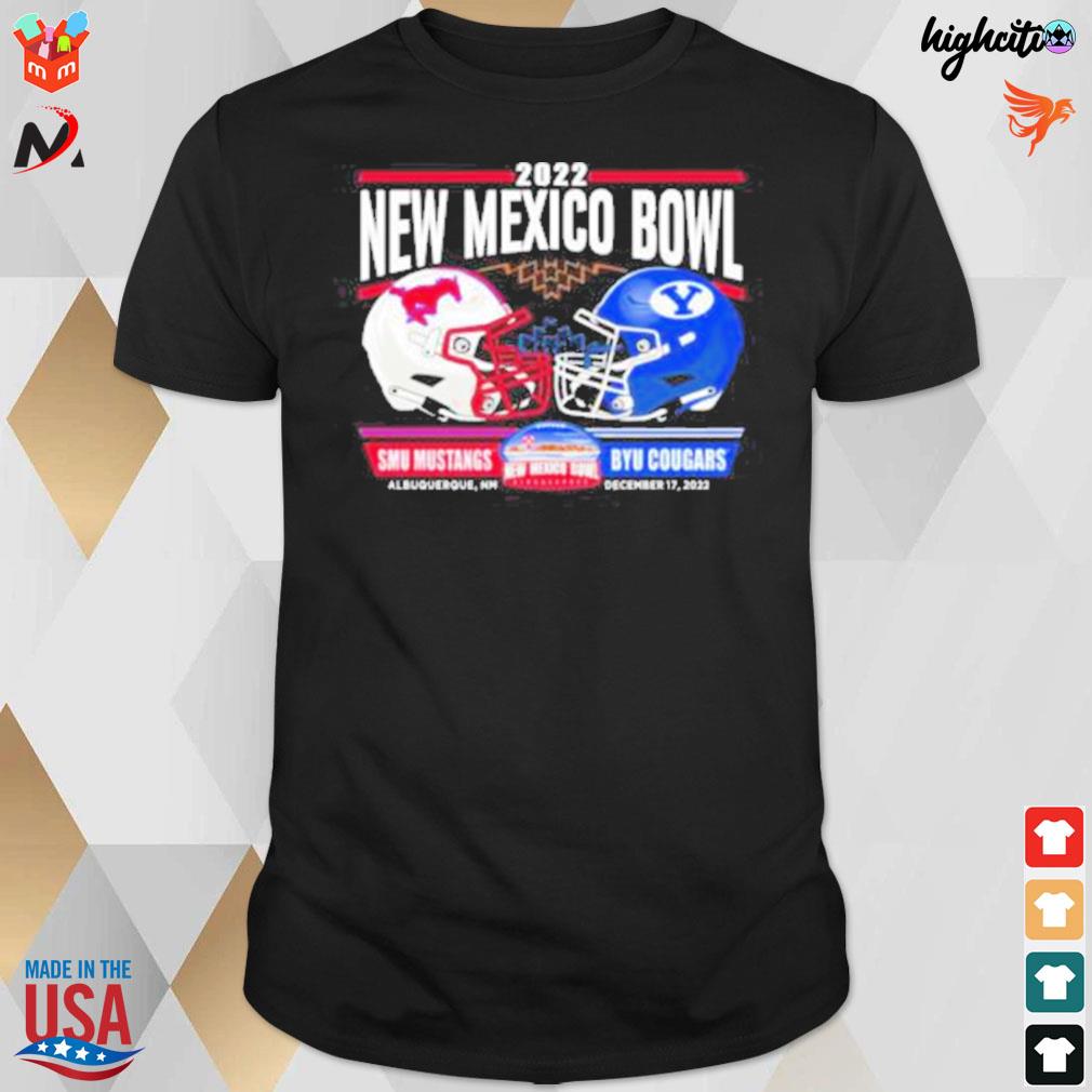 2022 new Mexico bowl game byu cougars vs smu mustangs t-shirt