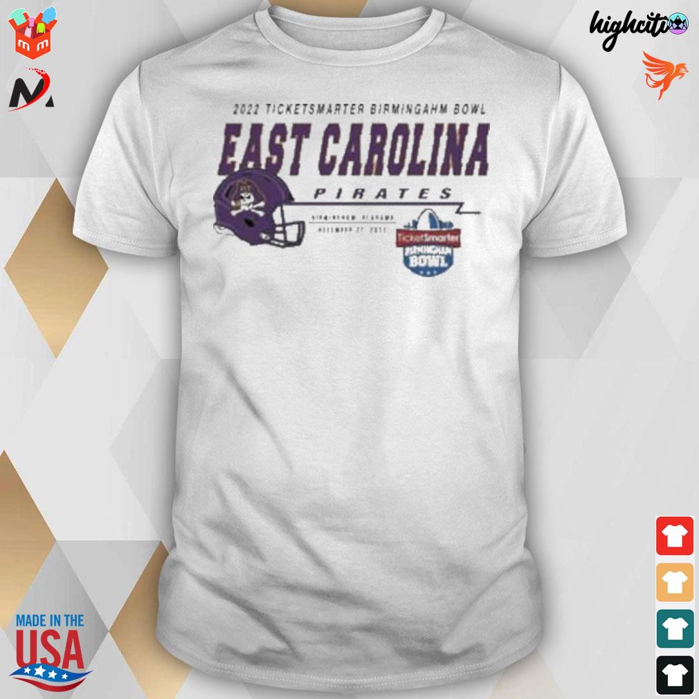 2022 ticketsmarter birmingham bowl east Carolina pirates t-shirt