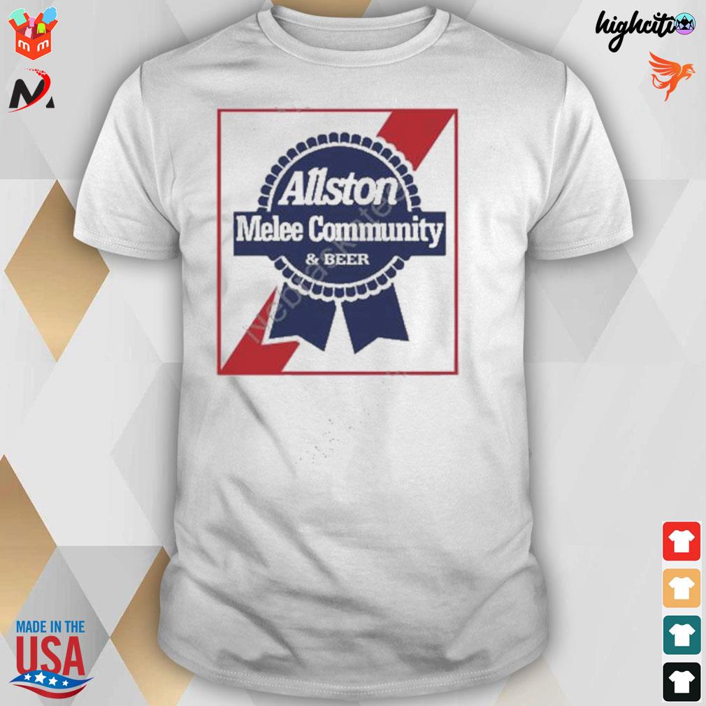 Allston melee community and beer t-shirt