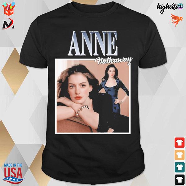 Anne Hathaway retro homepage t-shirt