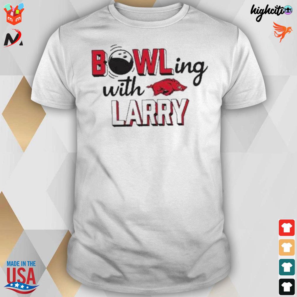 ArKansas razorbacks bowling with larry t-shirt