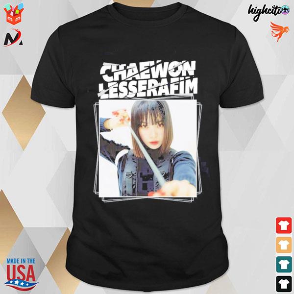 Chaewon Le Sserafim leader kpop t-shirt