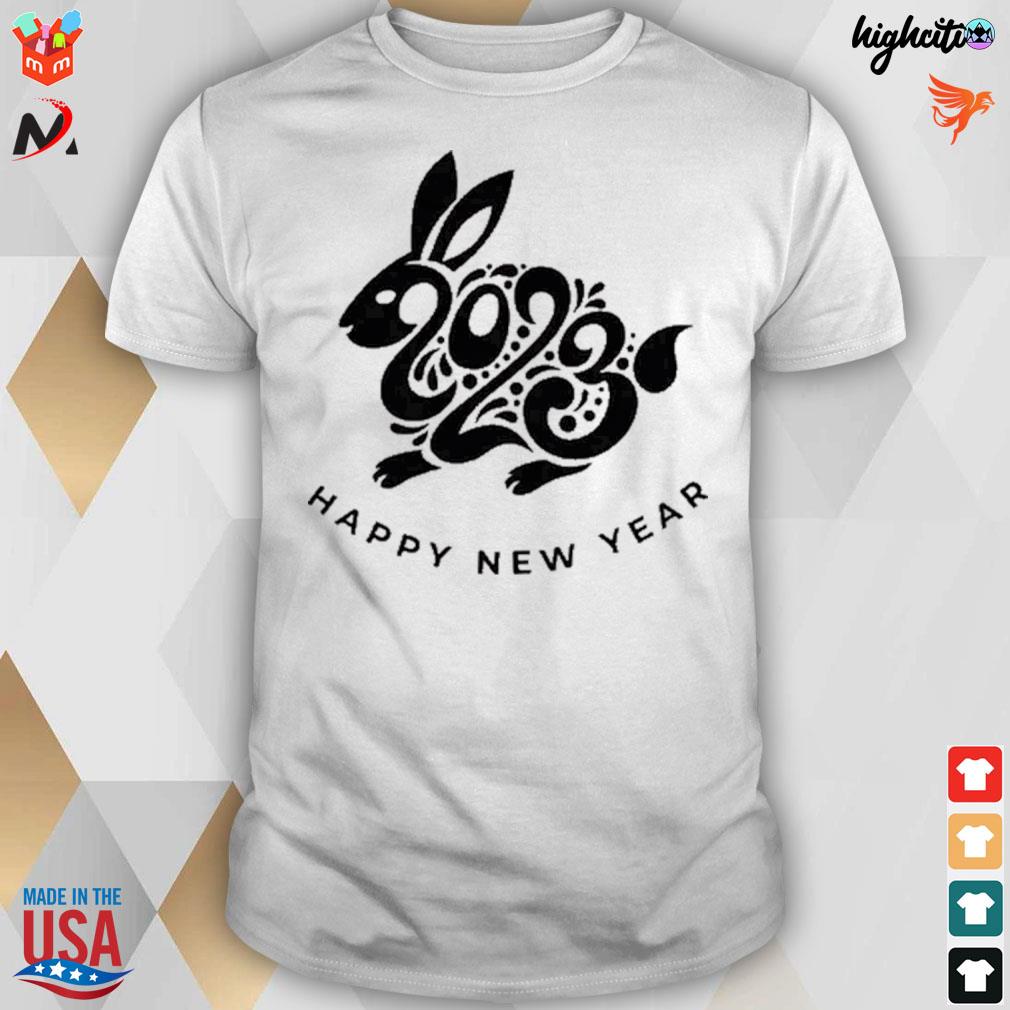 Chinese happy new year 2023 year of the rabbit t-shirt