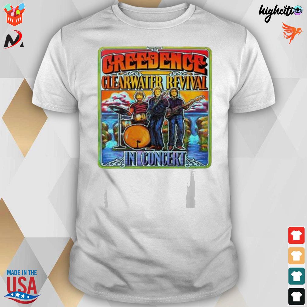 Creedence clearwater revival in concert t-shirt