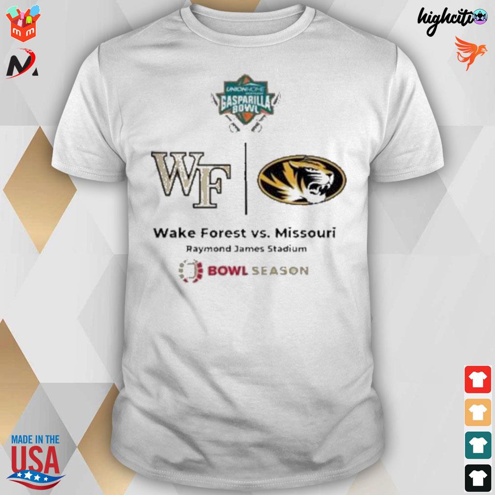 Gasparilla bowl wake forest vs Missouri Raymond James stadium bowl season t-shirt