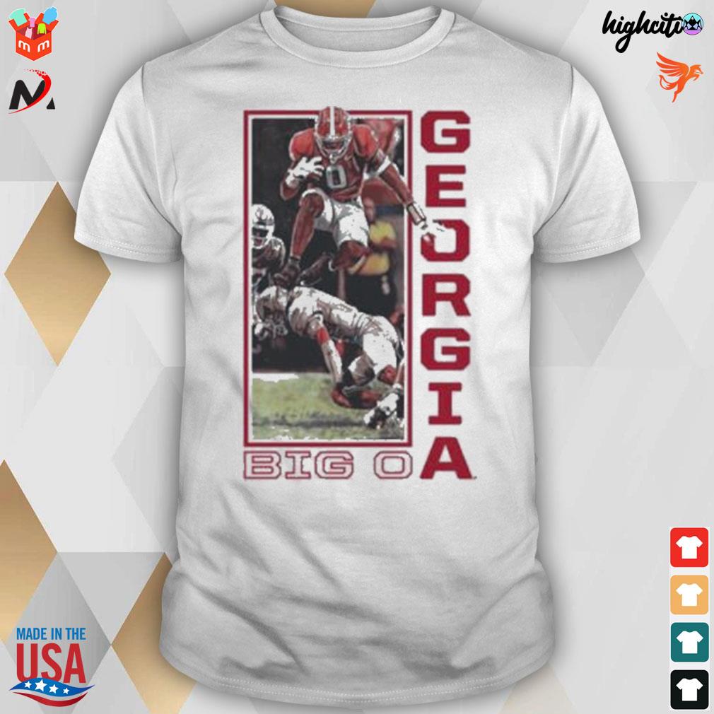 Georgia Bulldogs darnell Washington hurdle t-shirt