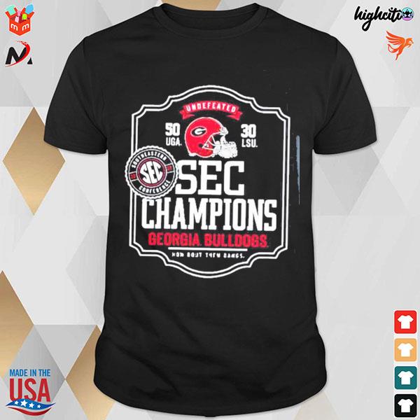 Georgia sec champions George Bulldog t-shirt