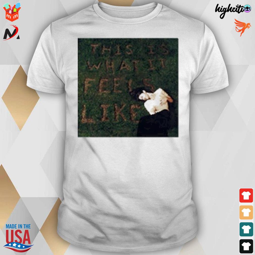 Gracie Abrams merch this is what it feels like cover t-shirt