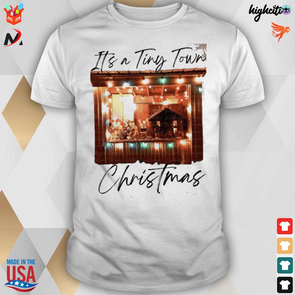 It's tiny town Christmas t-shirt