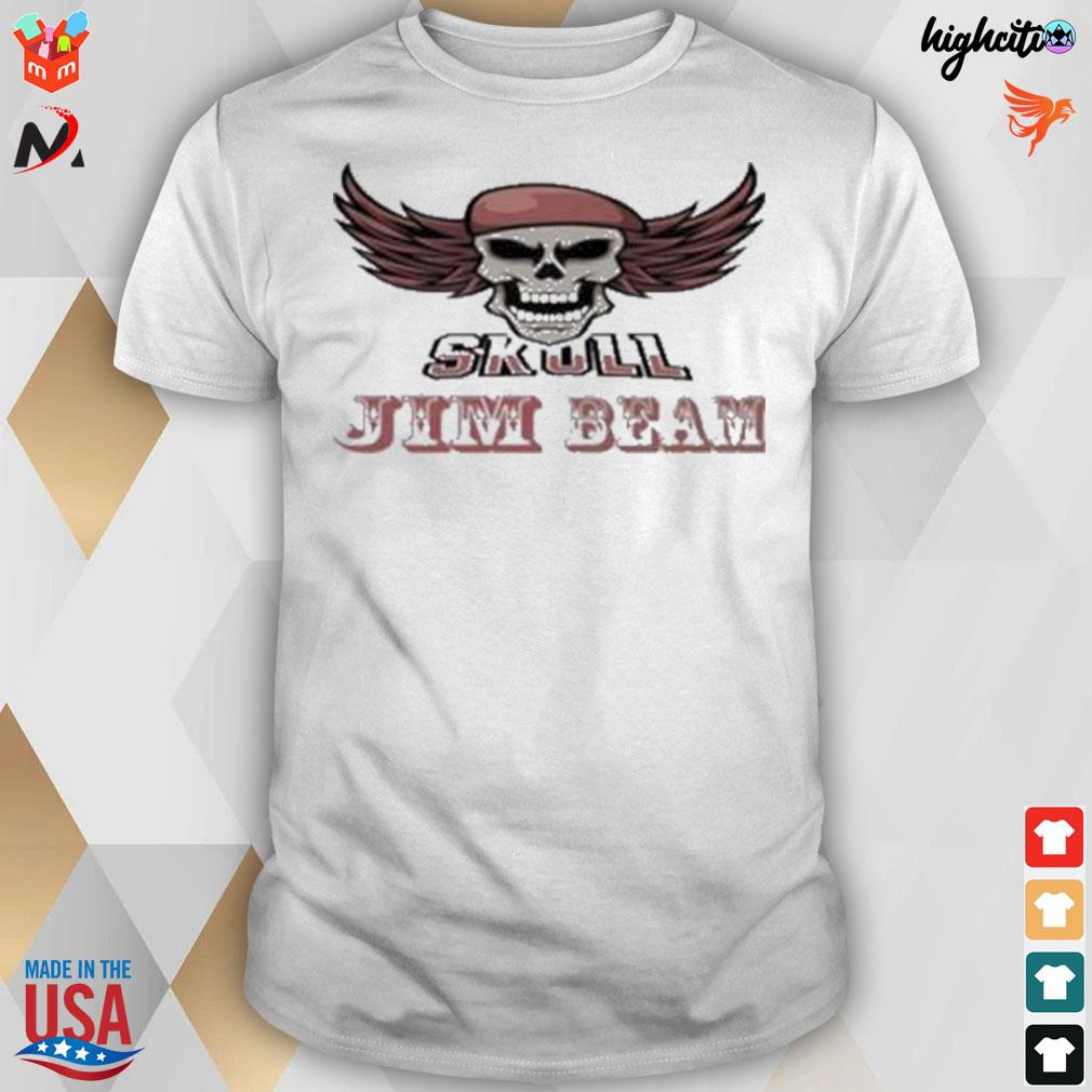 Jim Beam skull Kentucky bourbon t-shirt