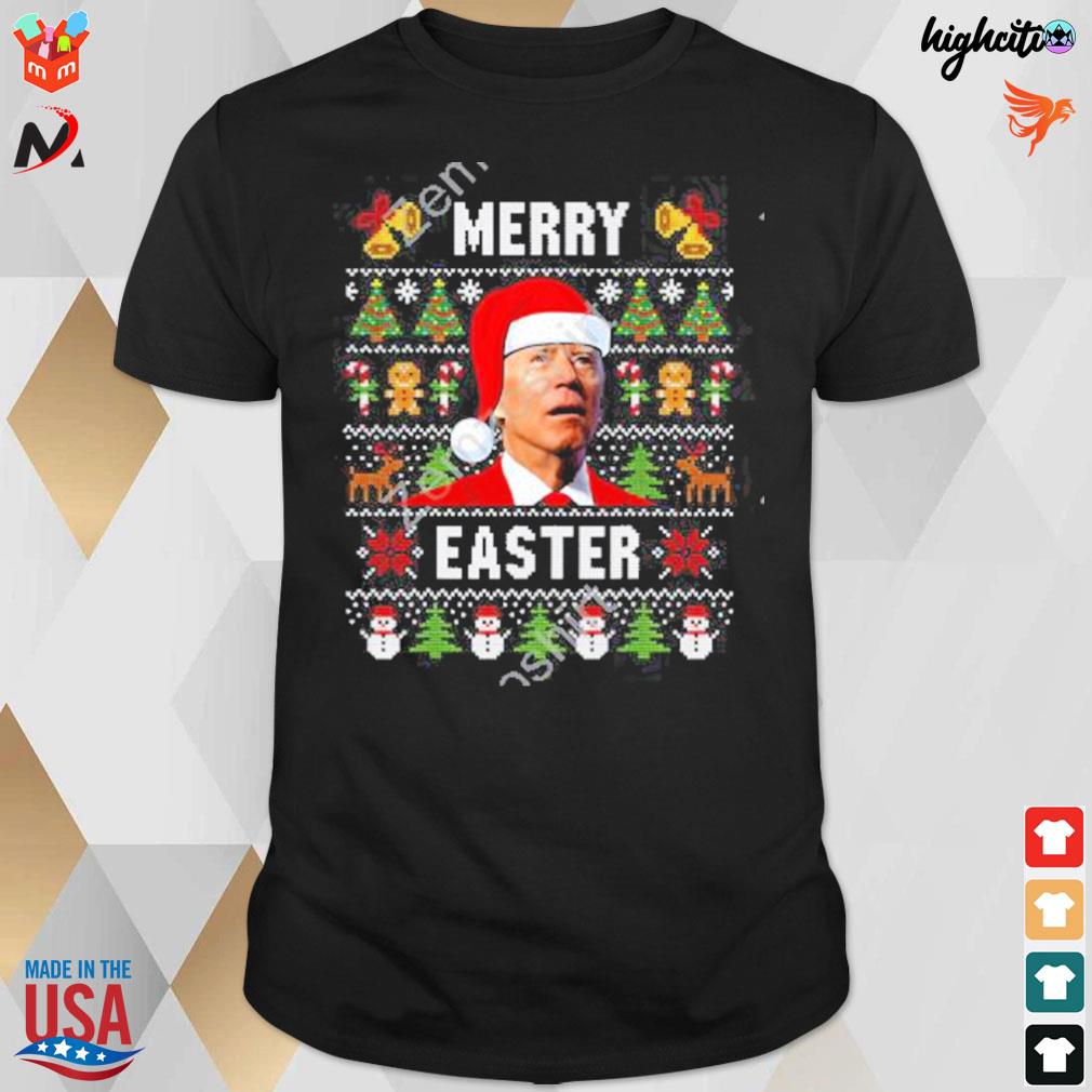 Joe Biden Christmas ugly sweater t-shirt