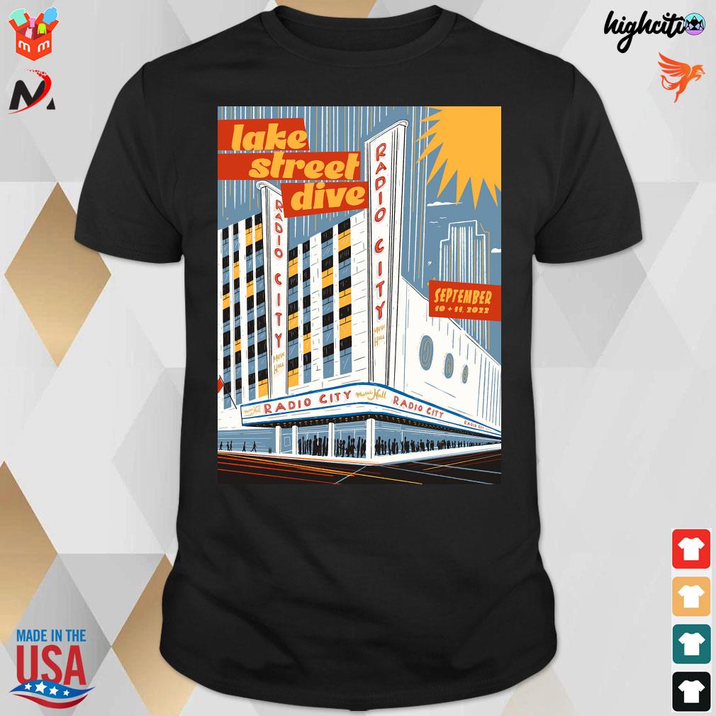 Lake street dive New York sept 10 11 2022 radio city music hall t-shirt
