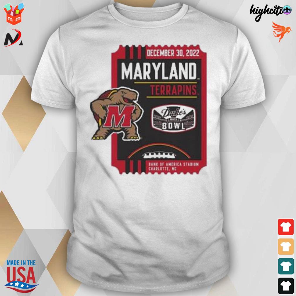 Maryland terrapins 2022 duke's mayo bowl t-shirt