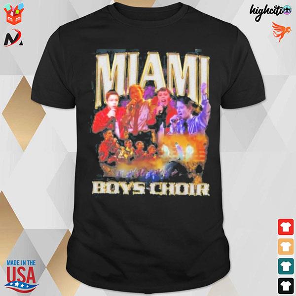 Miami boys choir band t-shirt