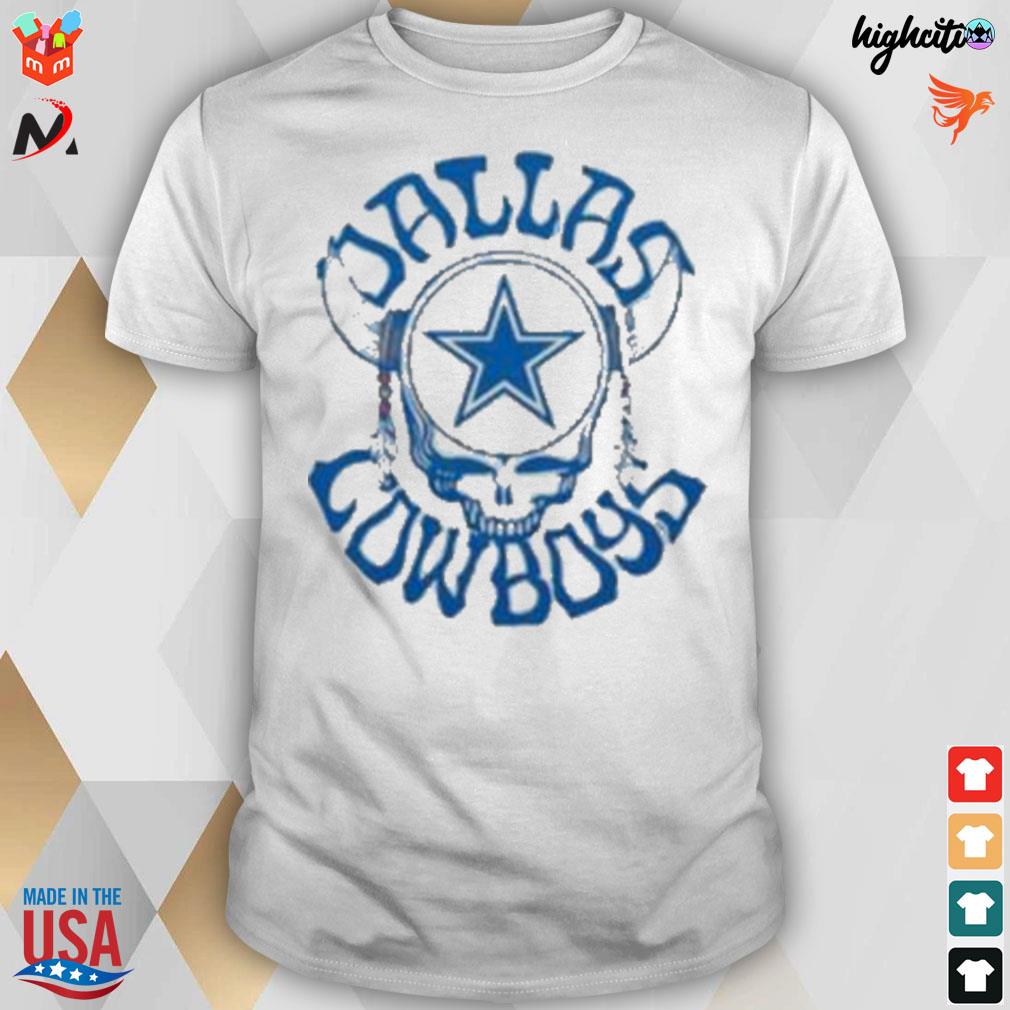 NFL x grateful dead x Dallas Cowboys t-shirt