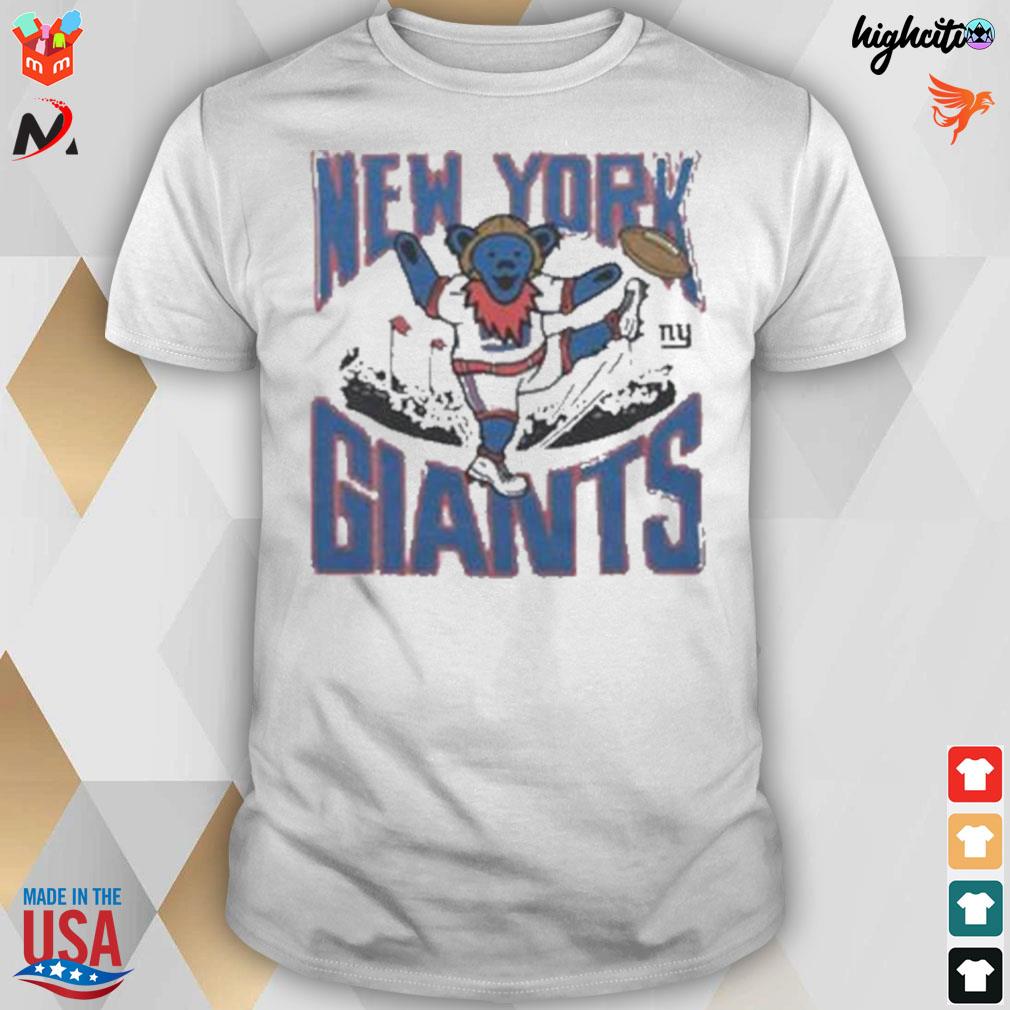 NFL x grateful dead x New York giants t-shirt