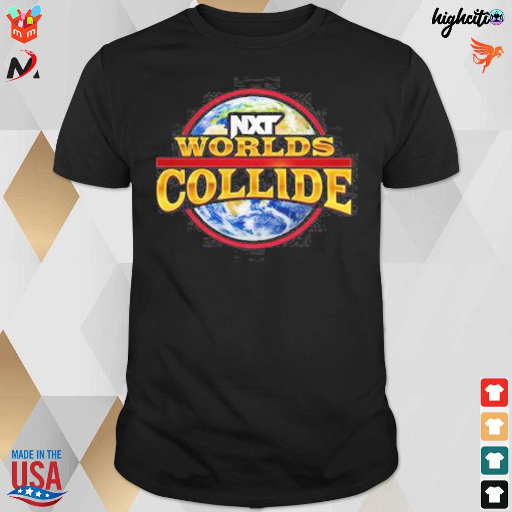 Nxt worlds collide 2022 logo t-shirt