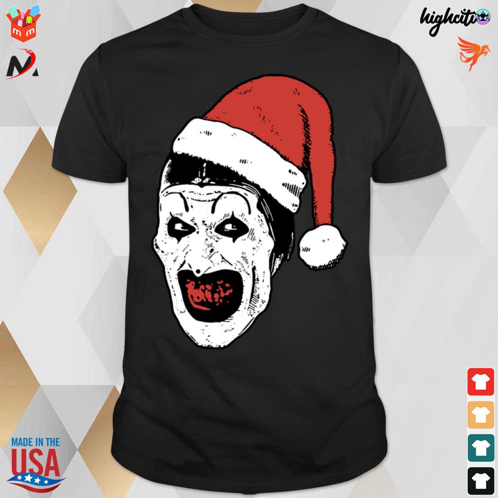 Official Art Christmas Terrifier Santa Tees T-Shirt