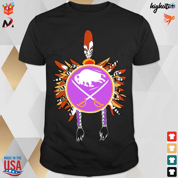 Official Buffalo Sabres Native American Heritage Night T-shirt