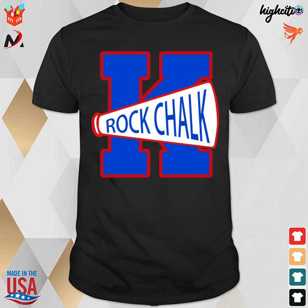 Official Kansas Jayhawks Cheer Rock Chalk T-Shirt