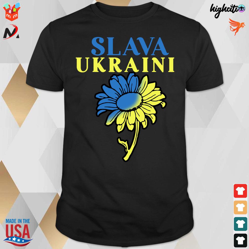 Official Slava Ukraini Sunflower Ukraine Peace Ukraine T-Shirt