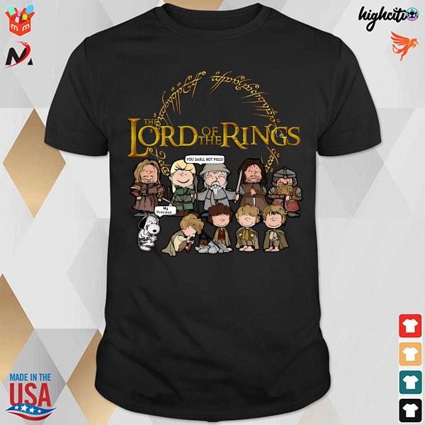 Official The Lord Of The Rings You Shall Not Pass My Precious T-shirt
