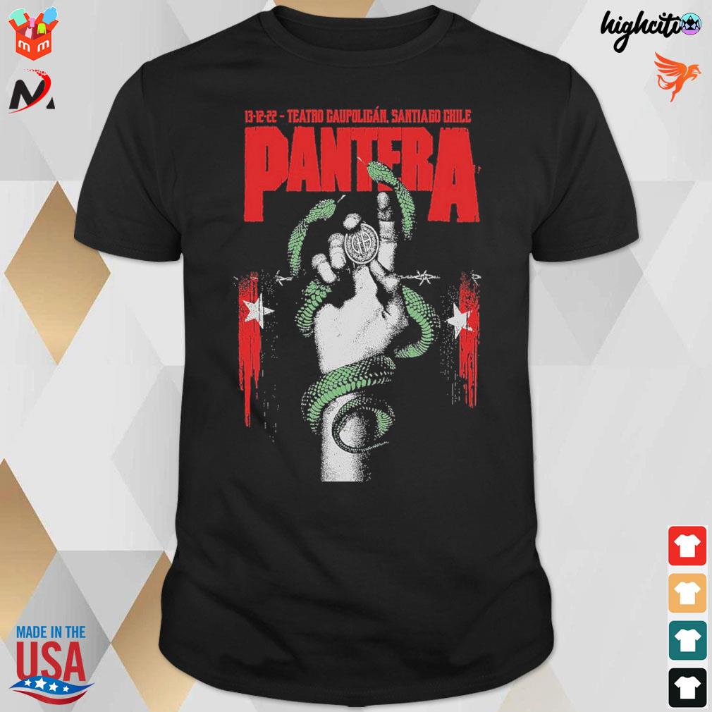 Pantera 13-12-2022 teatro caupolicán Santiago Chile t-shirt