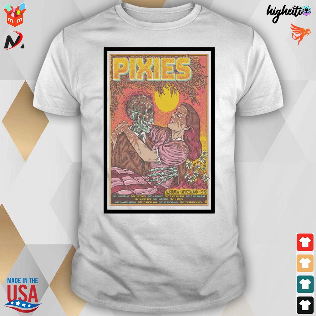 Pixies Australia and New Zealand 2022 t-shirt
