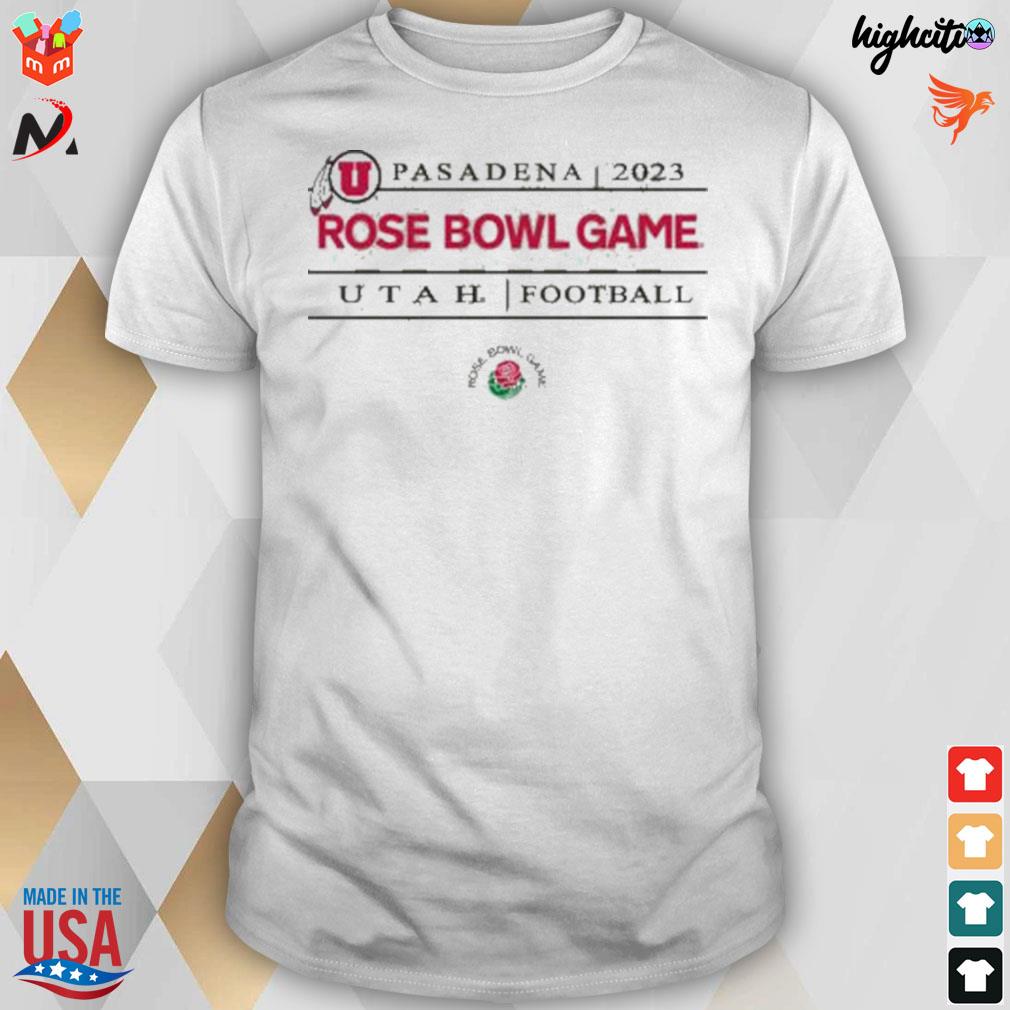 Rose bowl game 2023 Utah Football heritage U pasadena t-shirt