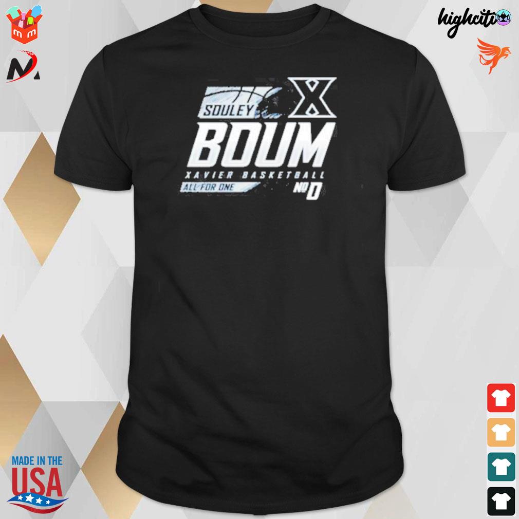 Souley boum xavier basketball all for one t-shirt