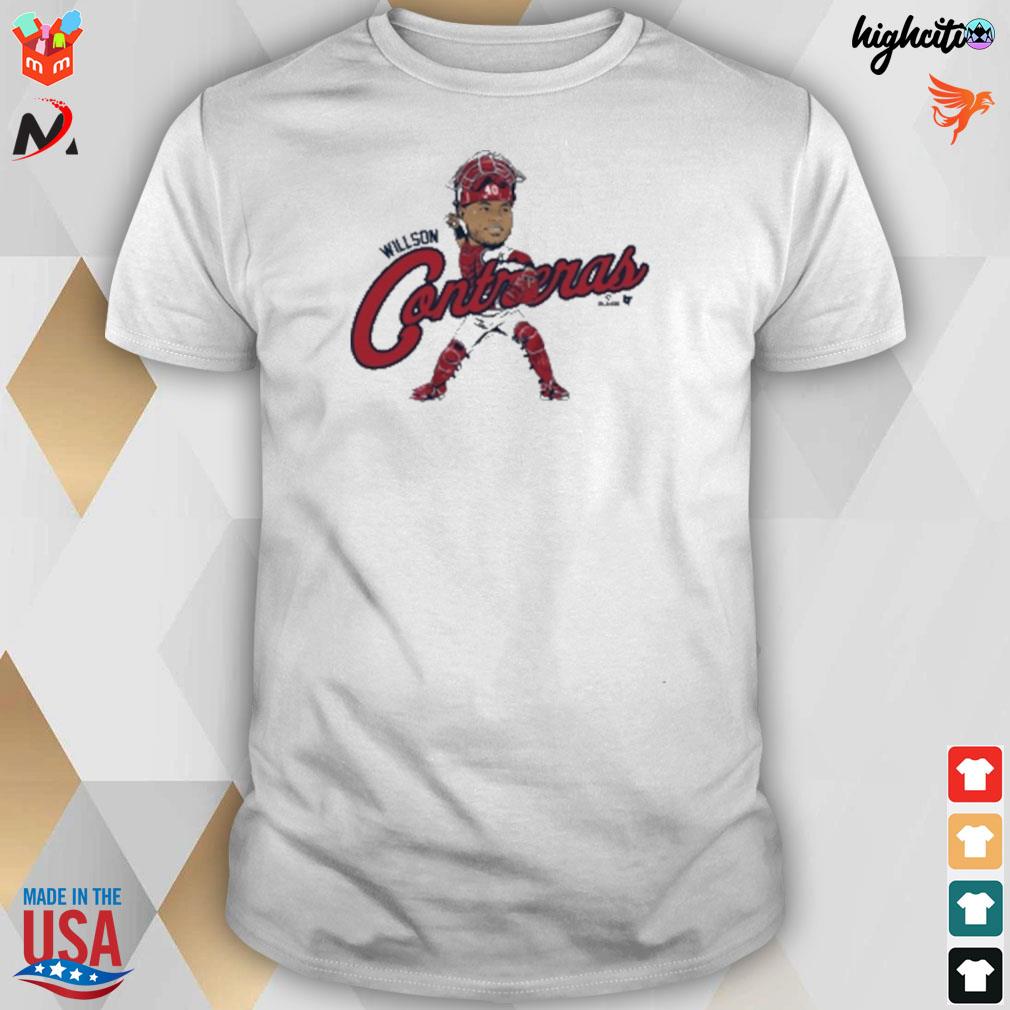 St. Louis Cardinals Willson Contreras caricature t-shirt