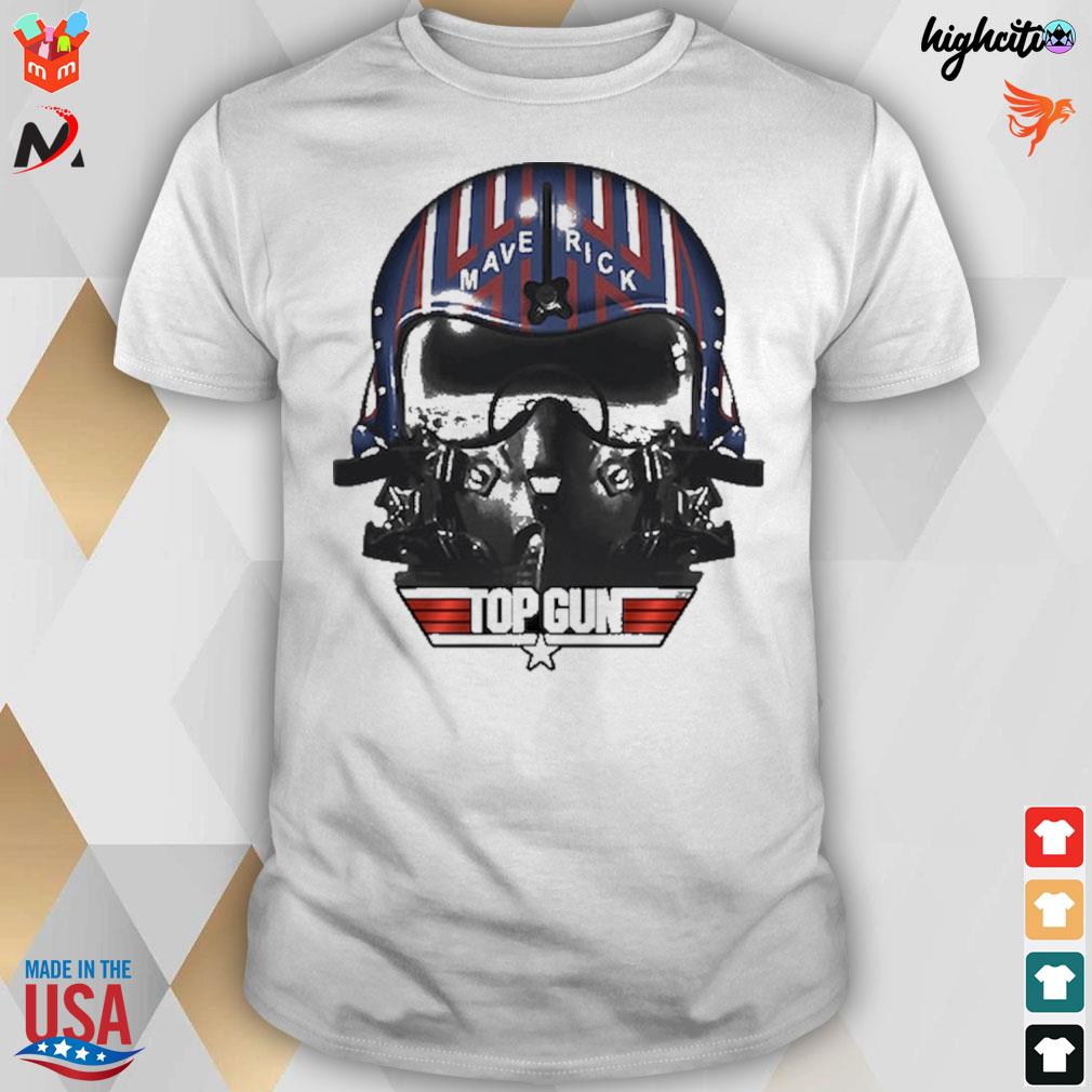 Top gun maverick helmet t-shirt