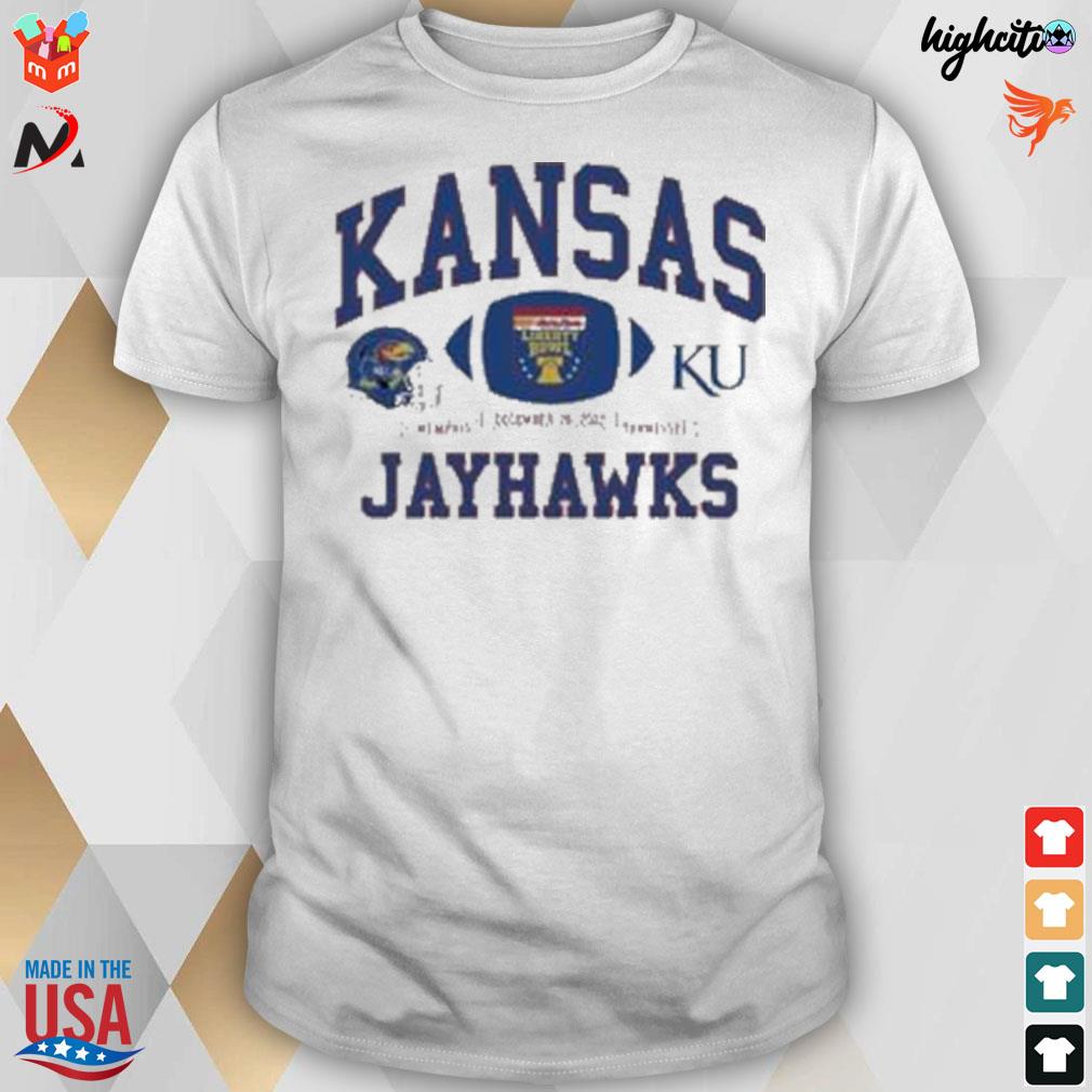 University of Kansas Football 2022 liberty bowl Jayhawks t-shirt