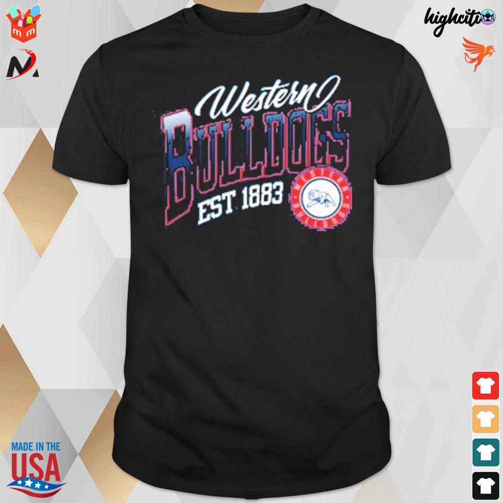 Western Bulldogs est 1883 mens souvenir 2022 t-shirt