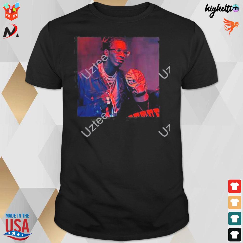 Young Thug and Rey Mysterio t-shirt