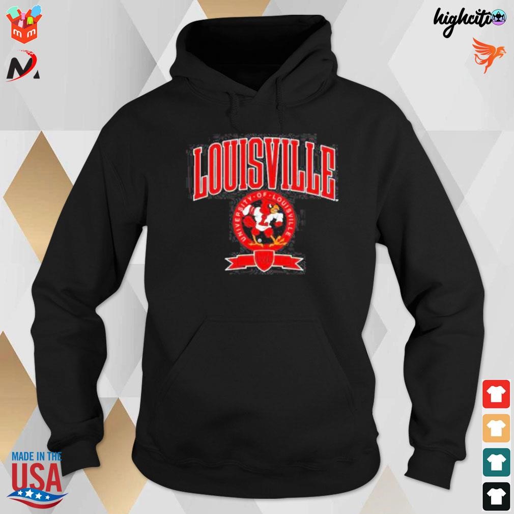 Louisville Cardinals football crest shirt, hoodie, sweater, long sleeve and  tank top