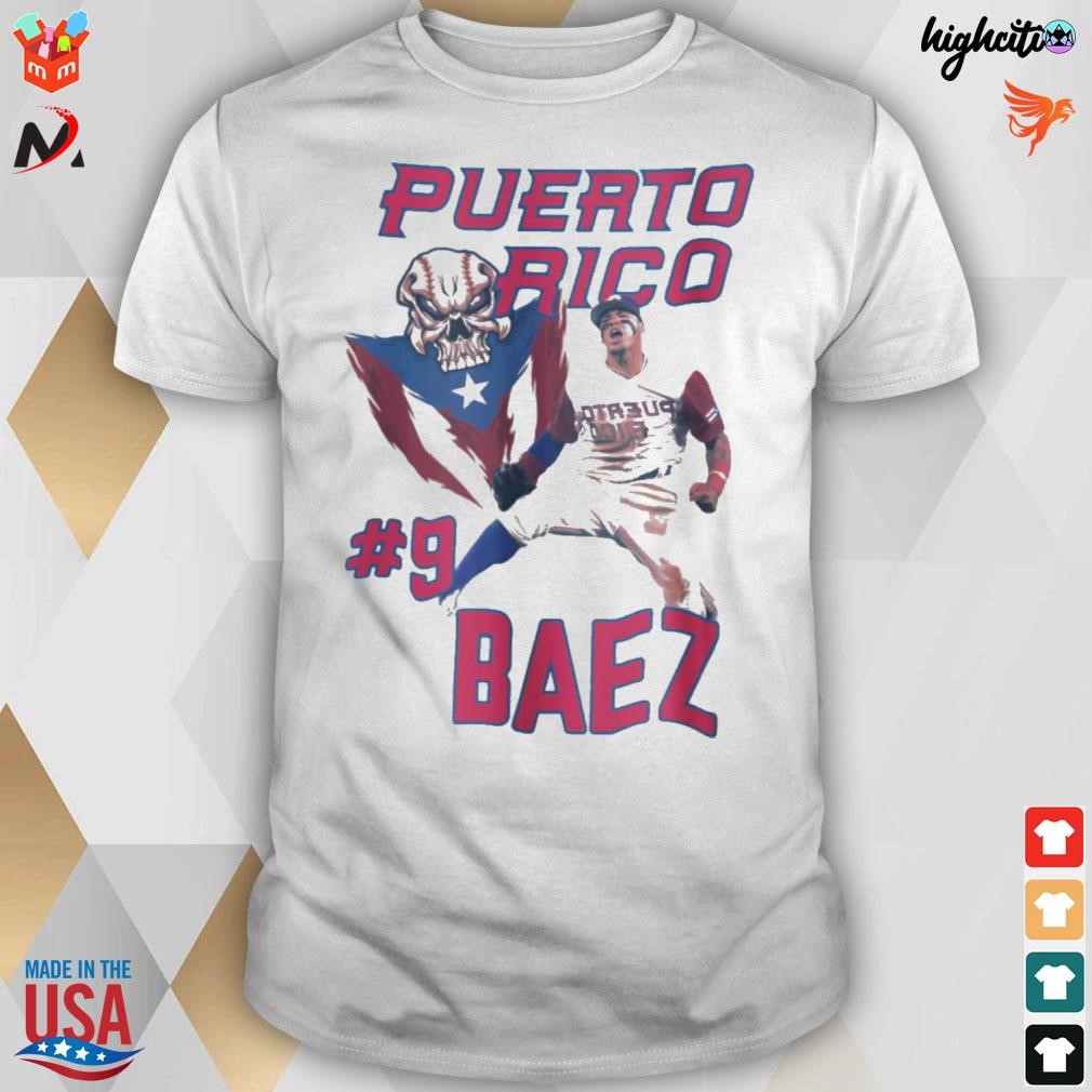 world baseball classic javier baez puerto rico jersey