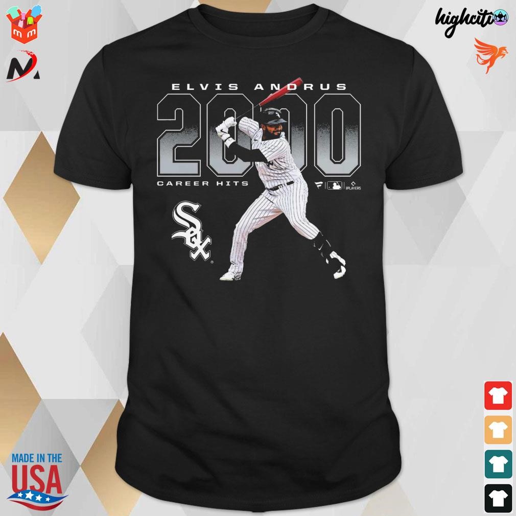Elvis Andrus Chicago White Sox 2000 Hits T-Shirt, hoodie, sweater