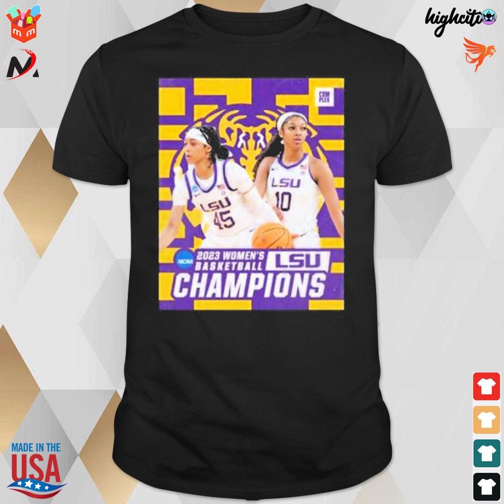Lsu tigers ncaa 2023 women's basketball champion t-shirt