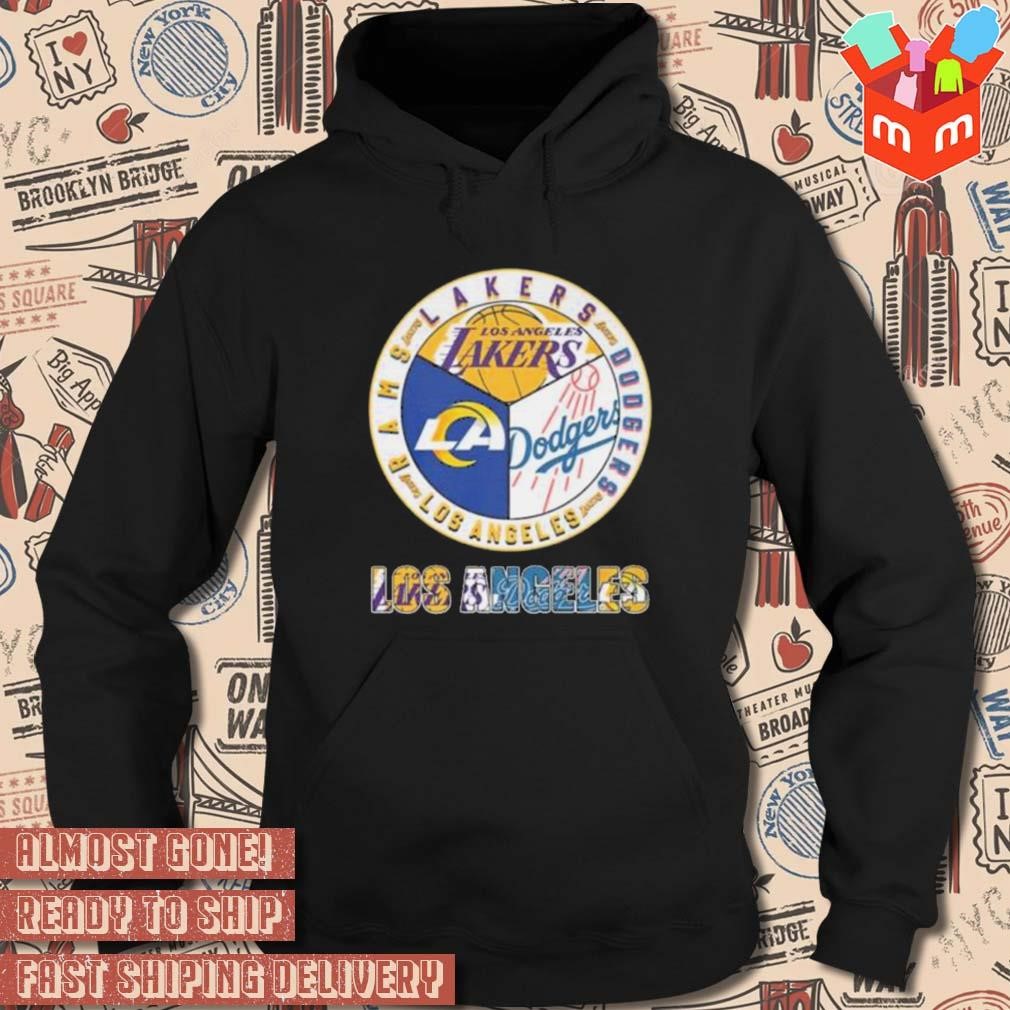 Los Angeles Lakers Dodgers Rams City Champions 2023 Logo shirt, hoodie,  sweater, long sleeve and tank top