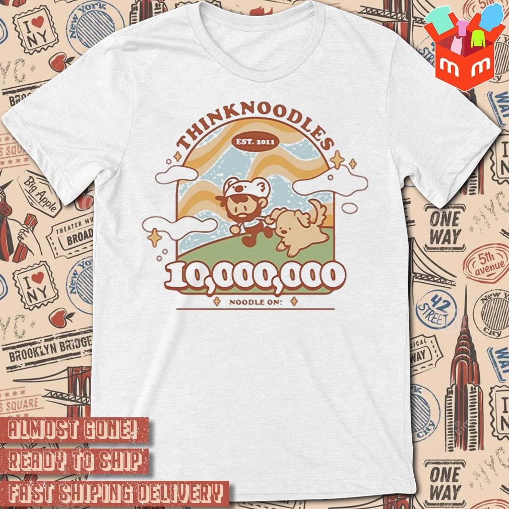 10 Million Noodles Outdoor art design T-shirt